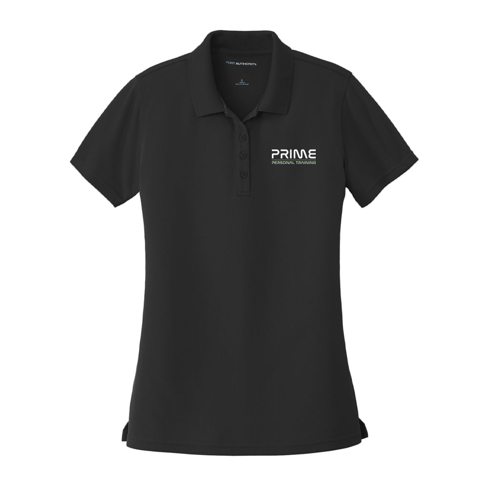 Women's Micro-Mesh Polo - Black - Prime