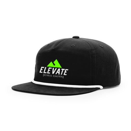 Grandpa Snapback Hat - Black-White