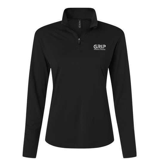 Women's Pro-Lock Performance Quarter-Zip Pullover - Black - Grip