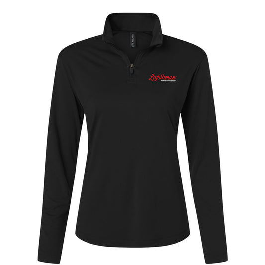 Women's Pro-Lock Performance Quarter-Zip Pullover - Black - Lighthouse