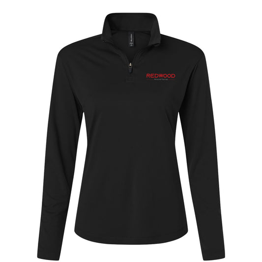 Women's Pro-Lock Performance Quarter-Zip Pullover - Black - Redwood