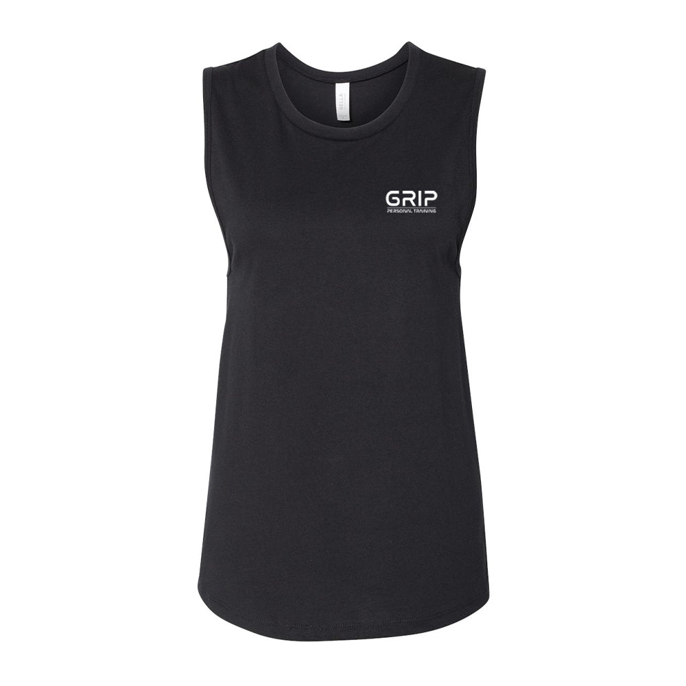 Women's Jersey Muscle Tank - Black - Grip
