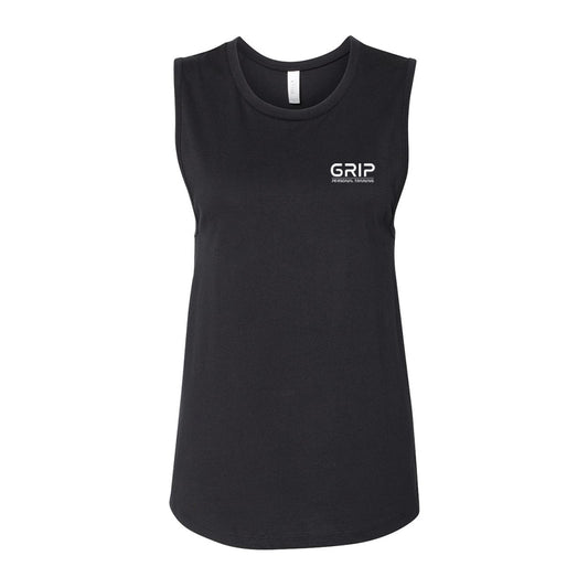 Women's Jersey Muscle Tank - Black - Grip