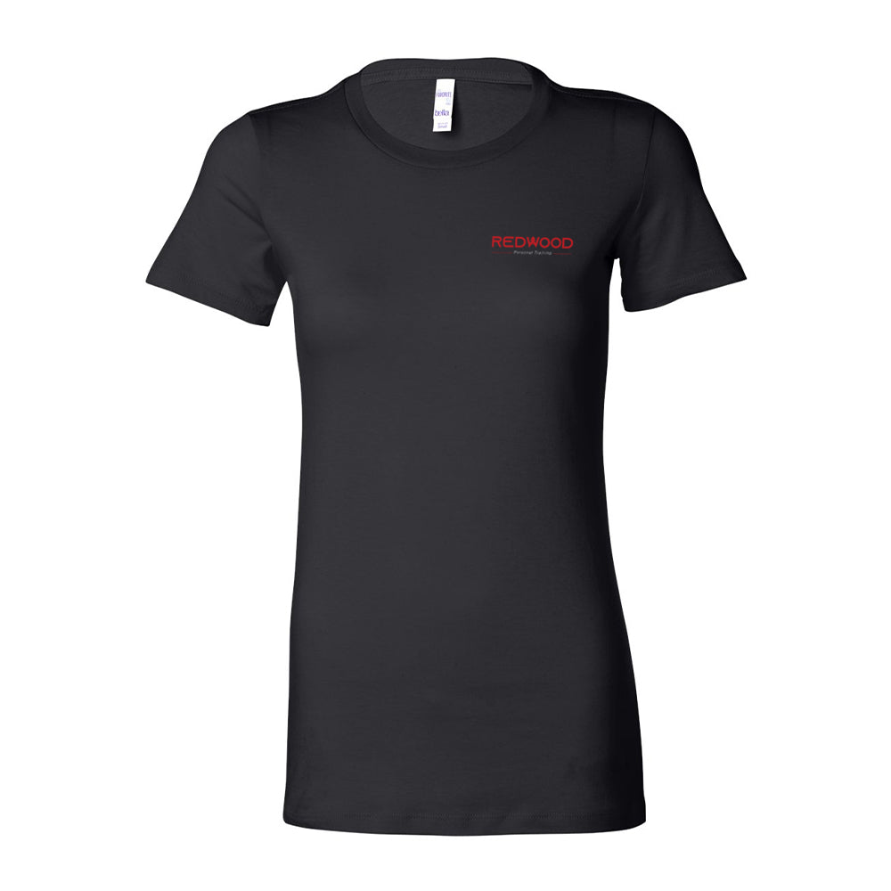 Women's Slim Fit Tee - Black - Redwood