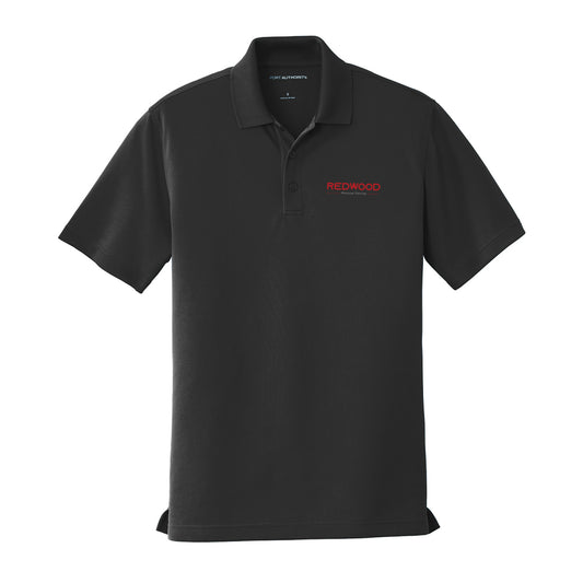 Micro-Mesh Polo - Black - Redwood