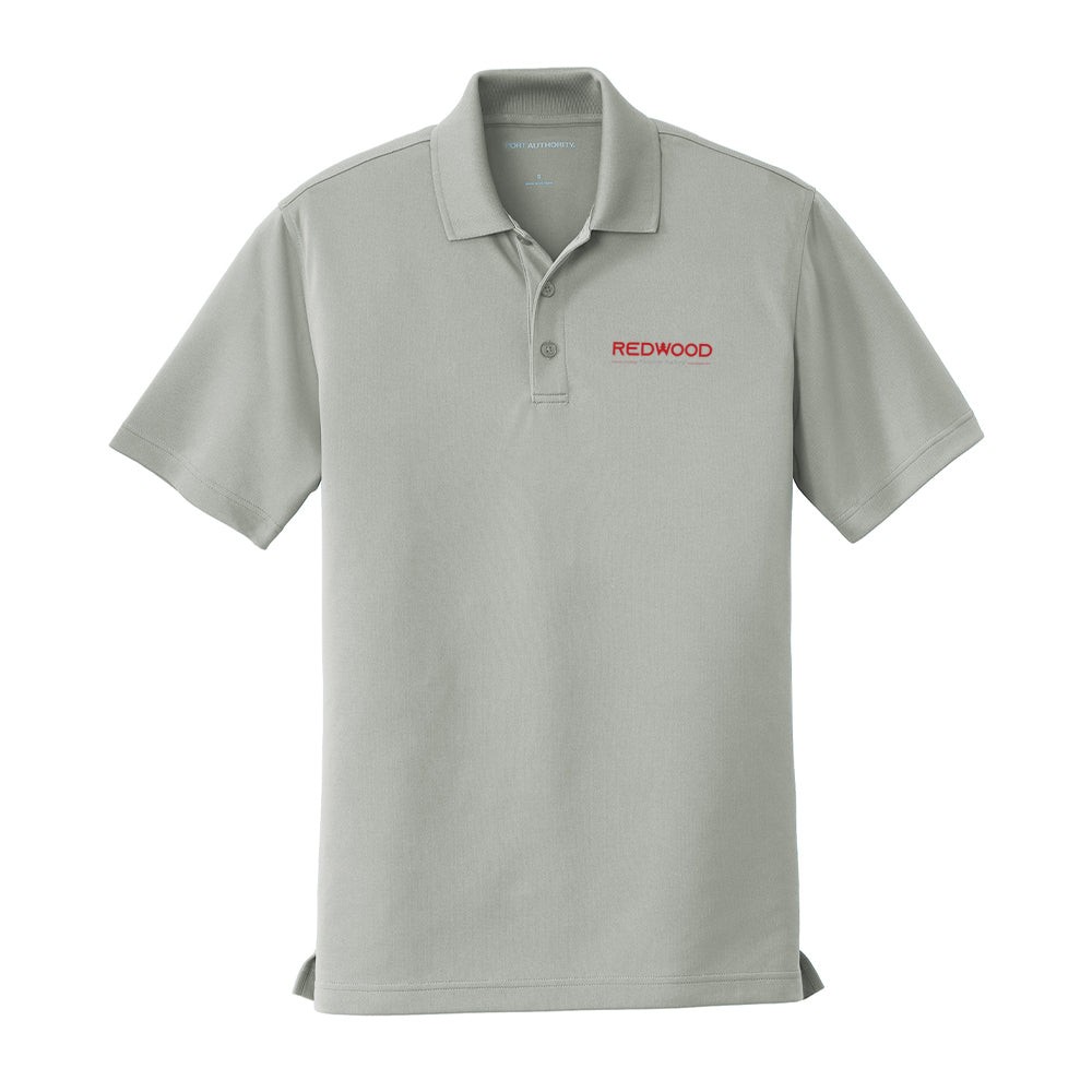 Women's Micro-Mesh Polo - Grey - Redwood