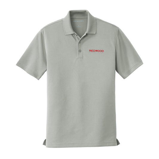 Women's Micro-Mesh Polo - Grey - Redwood