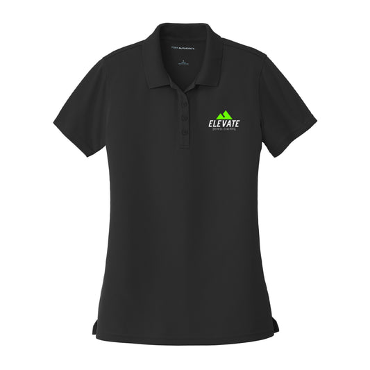Women's Micro-Mesh Polo - Black