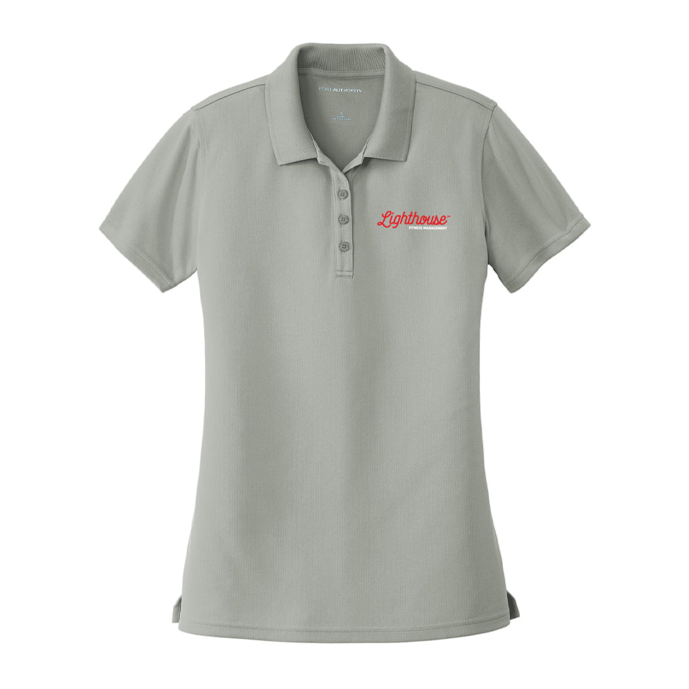 Women's Micro-Mesh Polo - Grey - Lighthouse