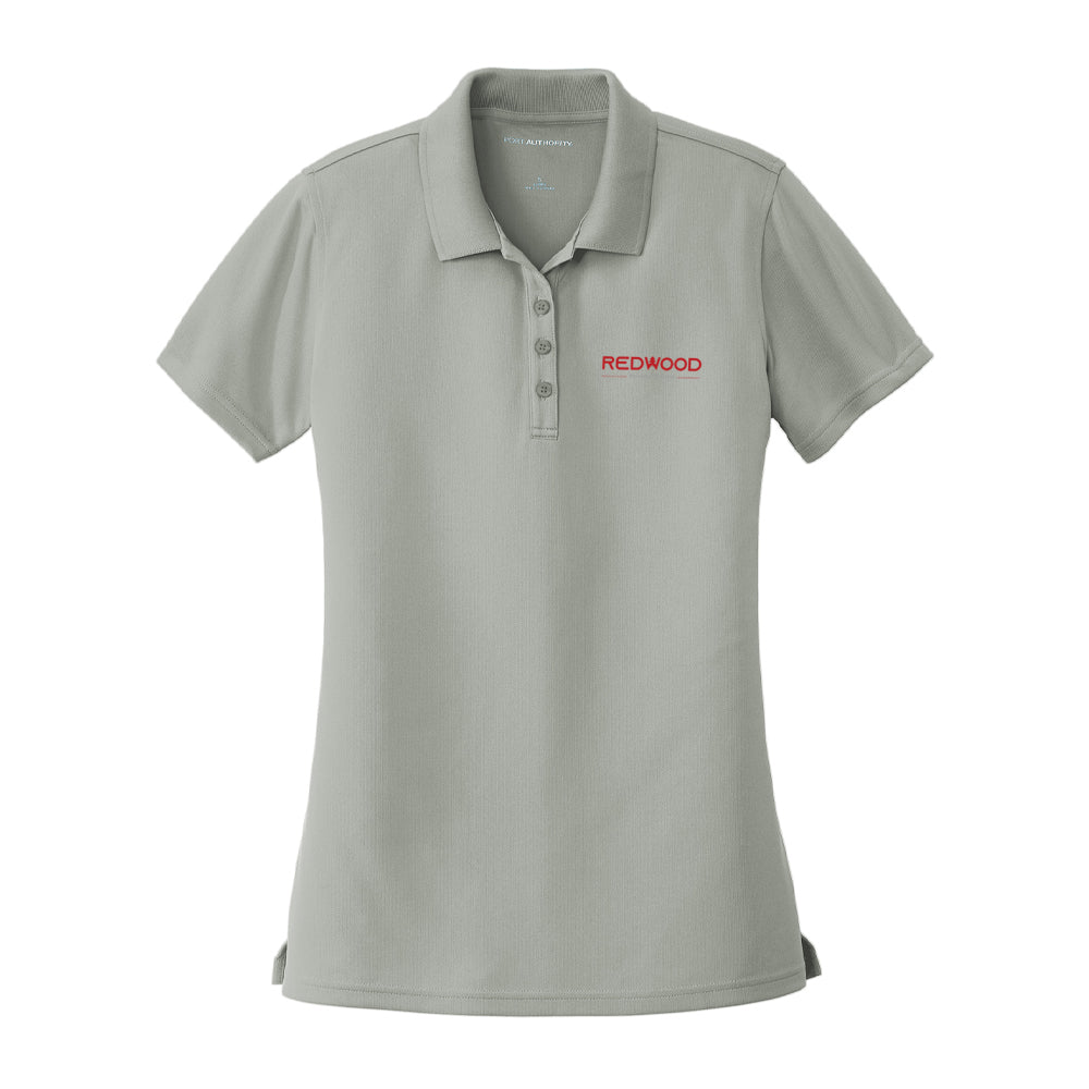 Micro-Mesh Polo - Grey - Redwood