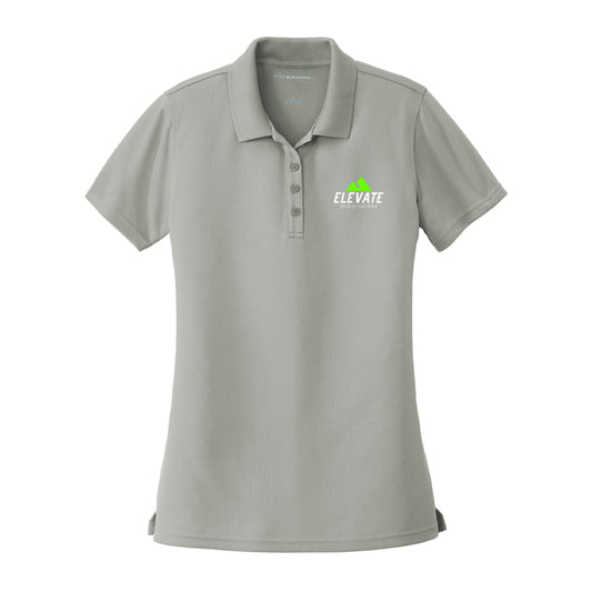 Women's Micro-Mesh Polo - Grey