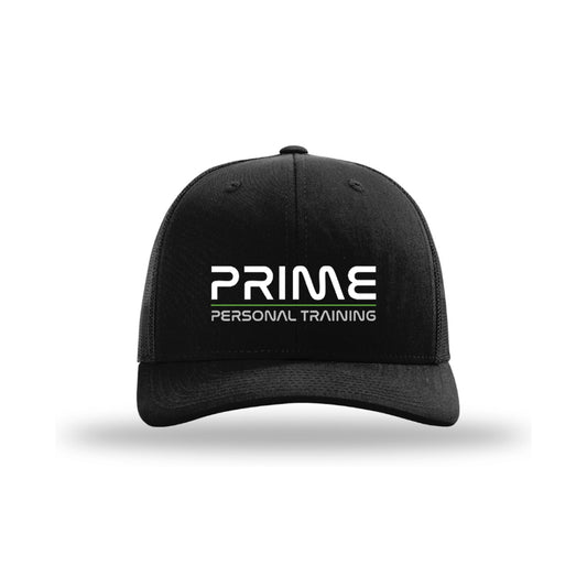 Trucker Snapback Hat - Black - Prime