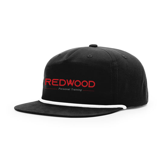 Grandpa Snapback Hat - Black-White - Redwood