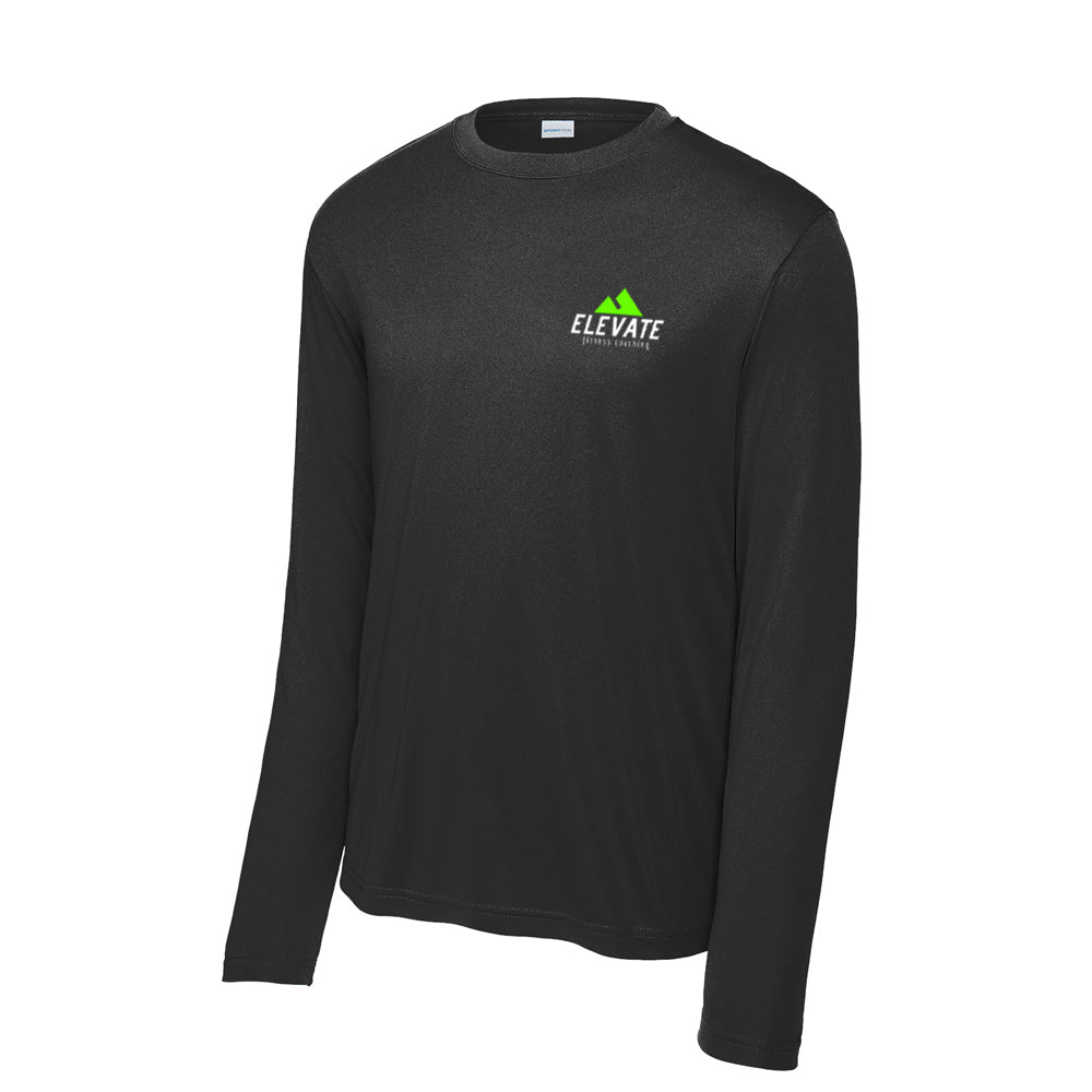 Long Sleeve PosiCharge® Competitor™ Tee - Black