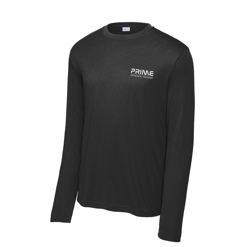 Long Sleeve PosiCharge® Competitor™ Tee - Black - Prime