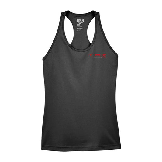 Zone Performance Racerback Tank - Black - Redwood